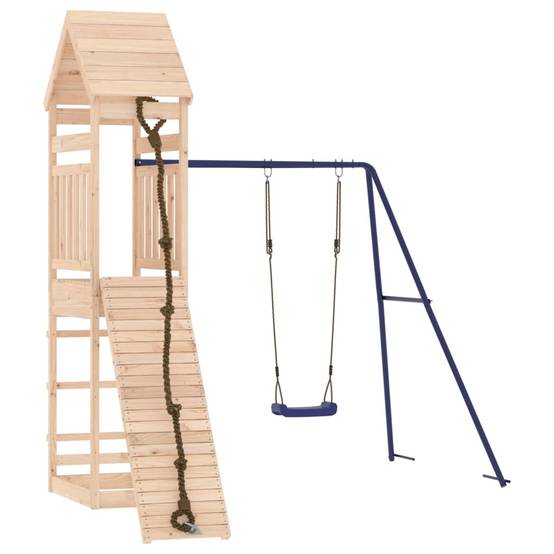 Aire de jeux d'extérieur - Jeu Plein air enfant bois de pin massif-JU1513 - Image 1