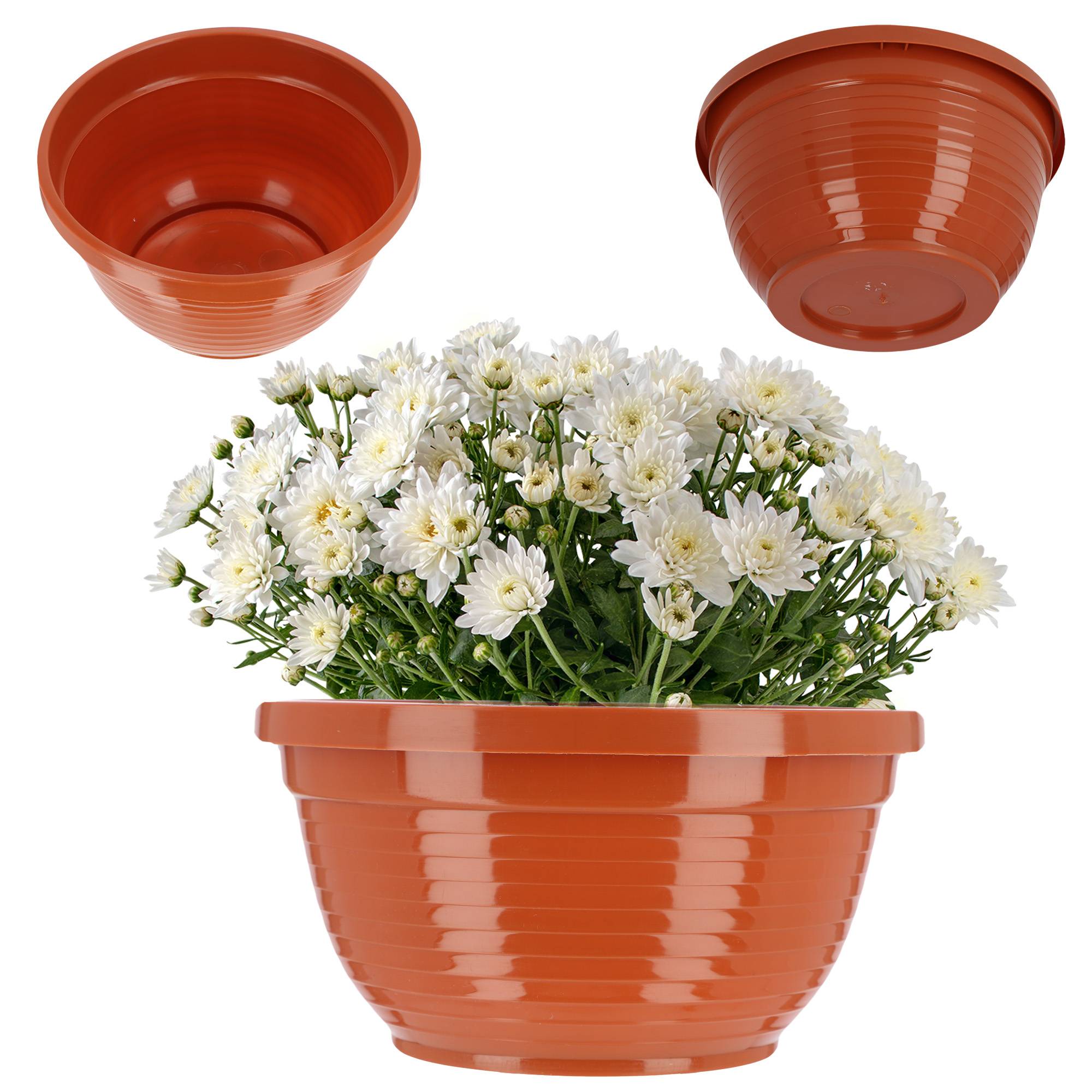 Cache-Pot de Fleur Pot de Fleur 26 cm Bol de Couleur - Image 1