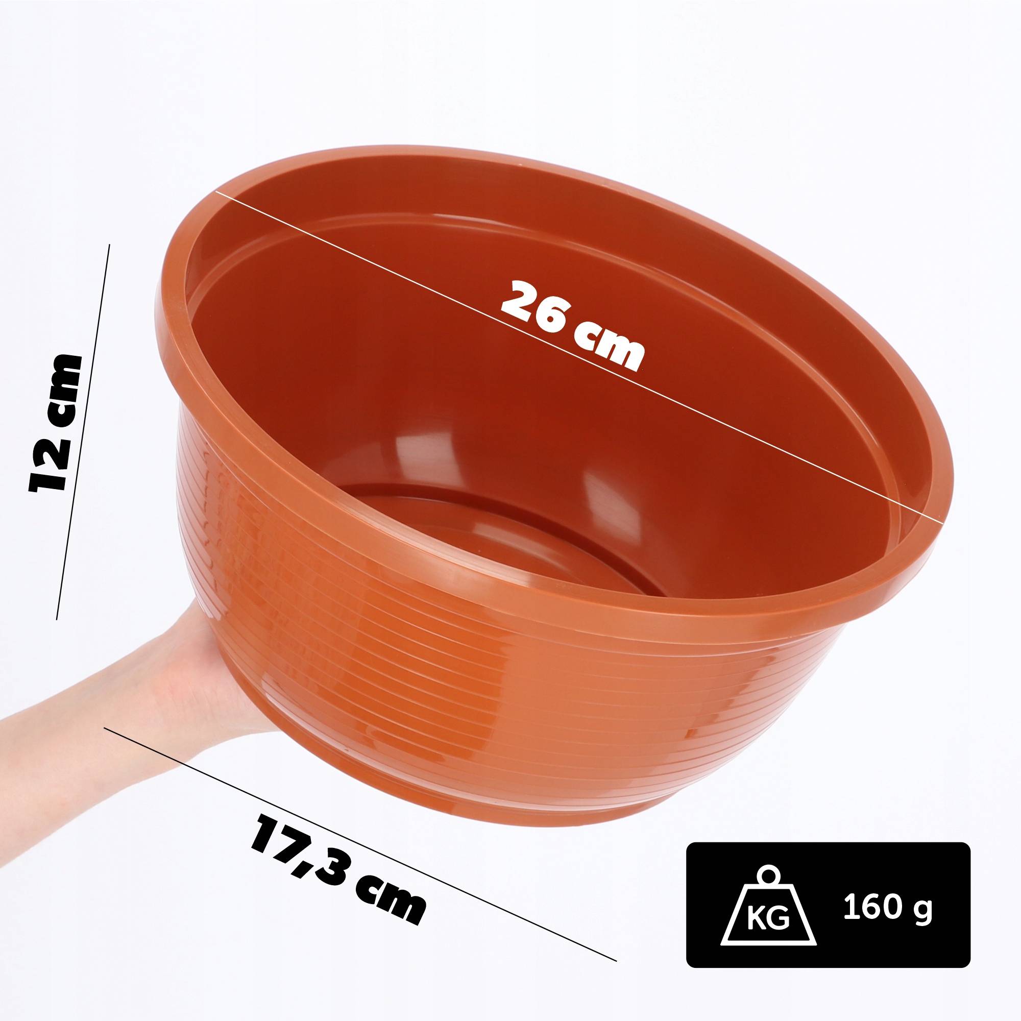 Cache-Pot de Fleur Pot de Fleur 26 cm Bol de Couleur - Image 2
