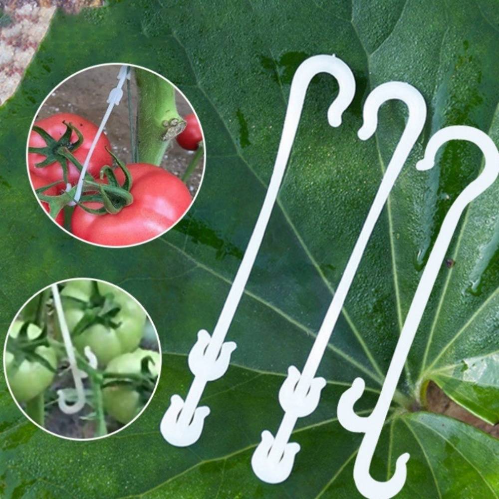 Lytech - Lot de 50 Attaches Tomates en J 13cm - Fixation Douce pour Tiges et Plants de Légumes - Lytech - Image 4