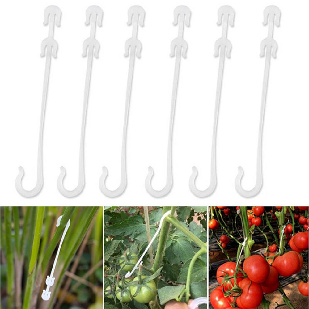 Lytech - Lot de 50 Attaches Tomates en J 13cm - Fixation Douce pour Tiges et Plants de Légumes - Lytech - Image 1