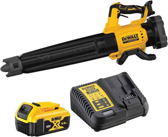Souffleur XR 18V - DEWALT - avec 1 batterie 18V 5.0AH - chargeur - DCMBL562P1-QW - Image 1