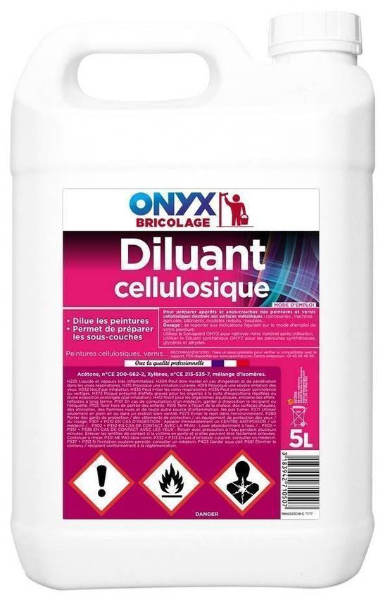 Diluant cellulosique (5 litres) | Onyx