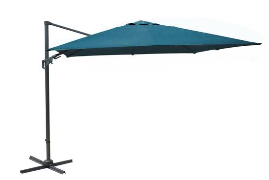 Proloisirs - Parasol Deporte 3X3/8 Nh20 Inclinable Manivelle - Bleu PROLOISIRS