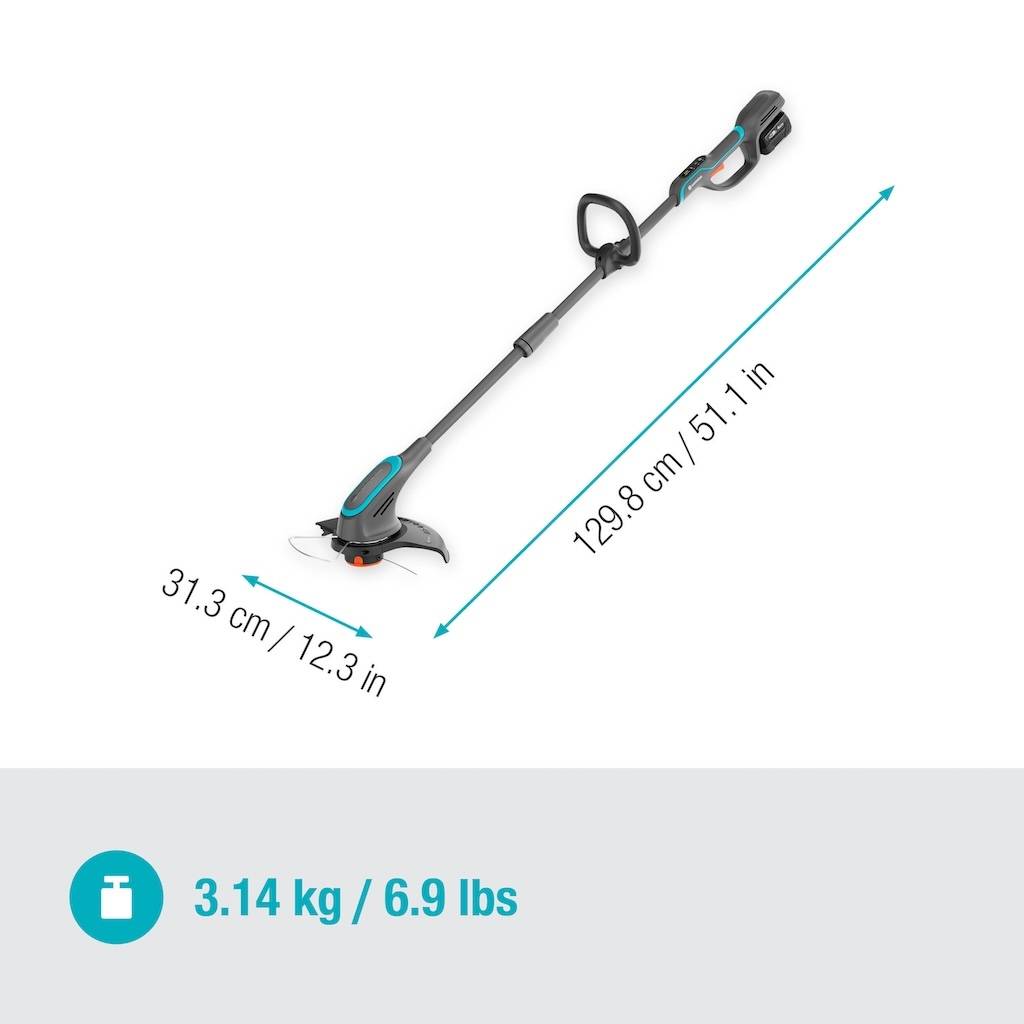 Gardena - Coupe-bordures à batterie – PowerTrim 30/18V P4A – Fil 2 mm – Mode PowerBoost - Image 4