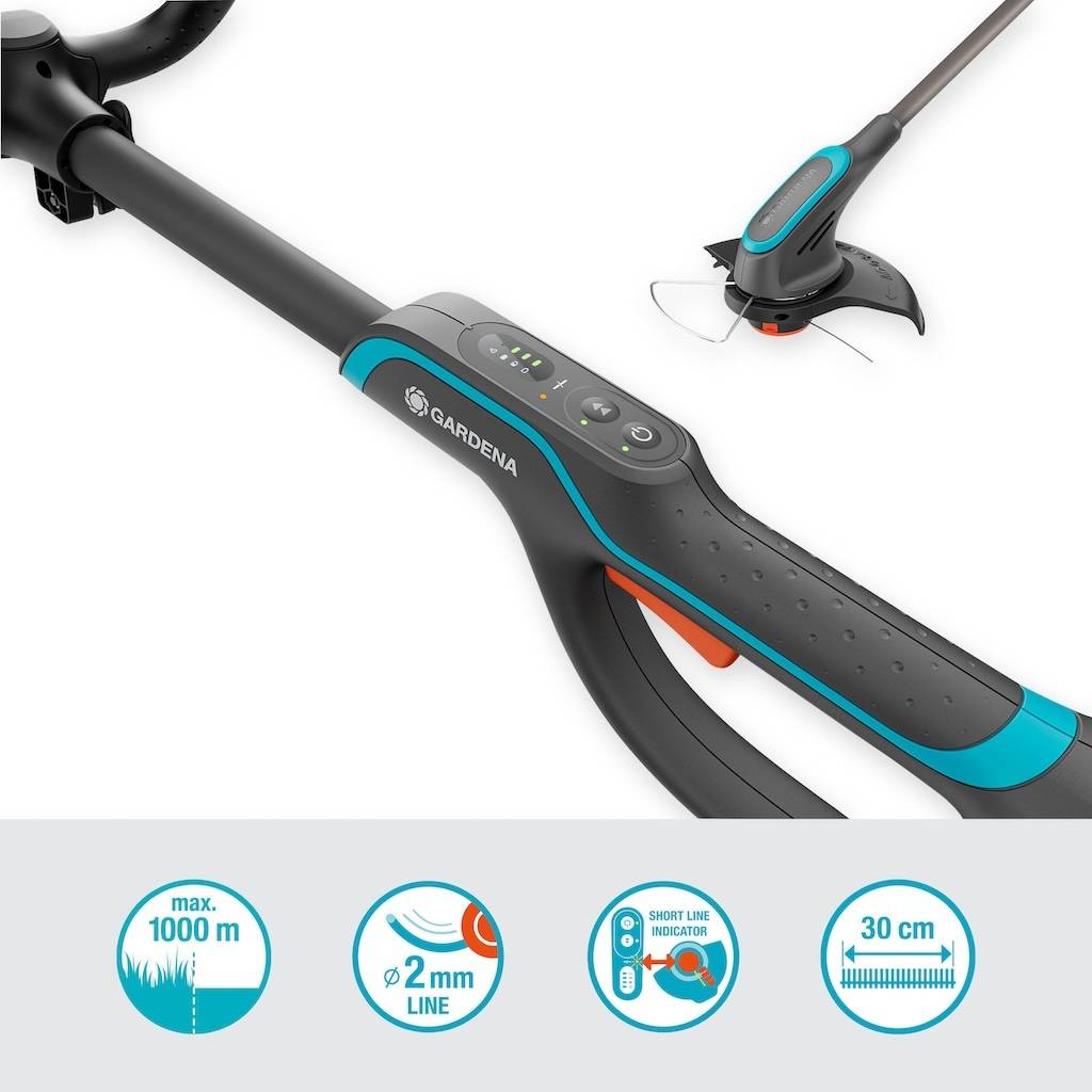 Gardena - Coupe-bordures à batterie – PowerTrim 30/18V P4A – Fil 2 mm – Mode PowerBoost - Image 3