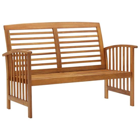 PANGIVO - Banc de jardin bois d'acacia naturel 119 x 67 x 83 cm, Poids:13kg - PANGIVO - Image 1
