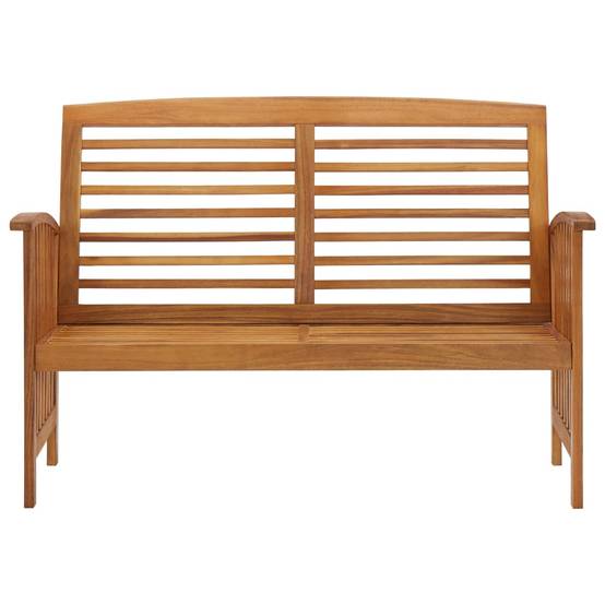 PANGIVO - Banc de jardin bois d'acacia naturel 119 x 67 x 83 cm, Poids:13kg - PANGIVO - Image 2