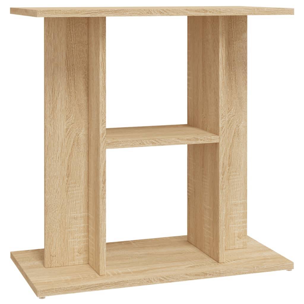 Meuble Aquarium Bois d'Ingénierie Support Rangement 60x30x60cm Chêne Sonoma - ComfortXL Outdoor Living - Image 2