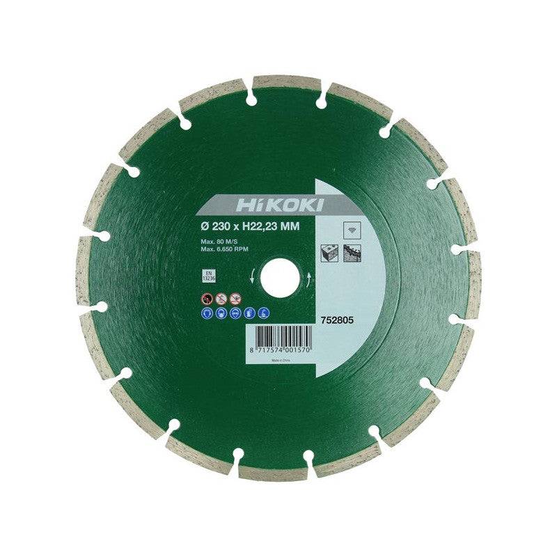 Disque diamant Ø230mm Proline HIKOKI 752805 - al.22.2 seg. 7 universel fritté Hikoki