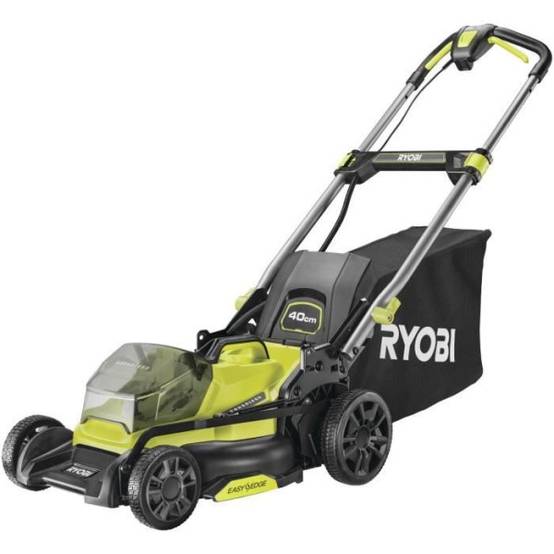 RYOBI - Tondeuse poussée 18V Brushless - Ø coupe 40 cm - ramassage et mulching - vendue sans batterie ni chargeur - RY18LMX40C - Image 1