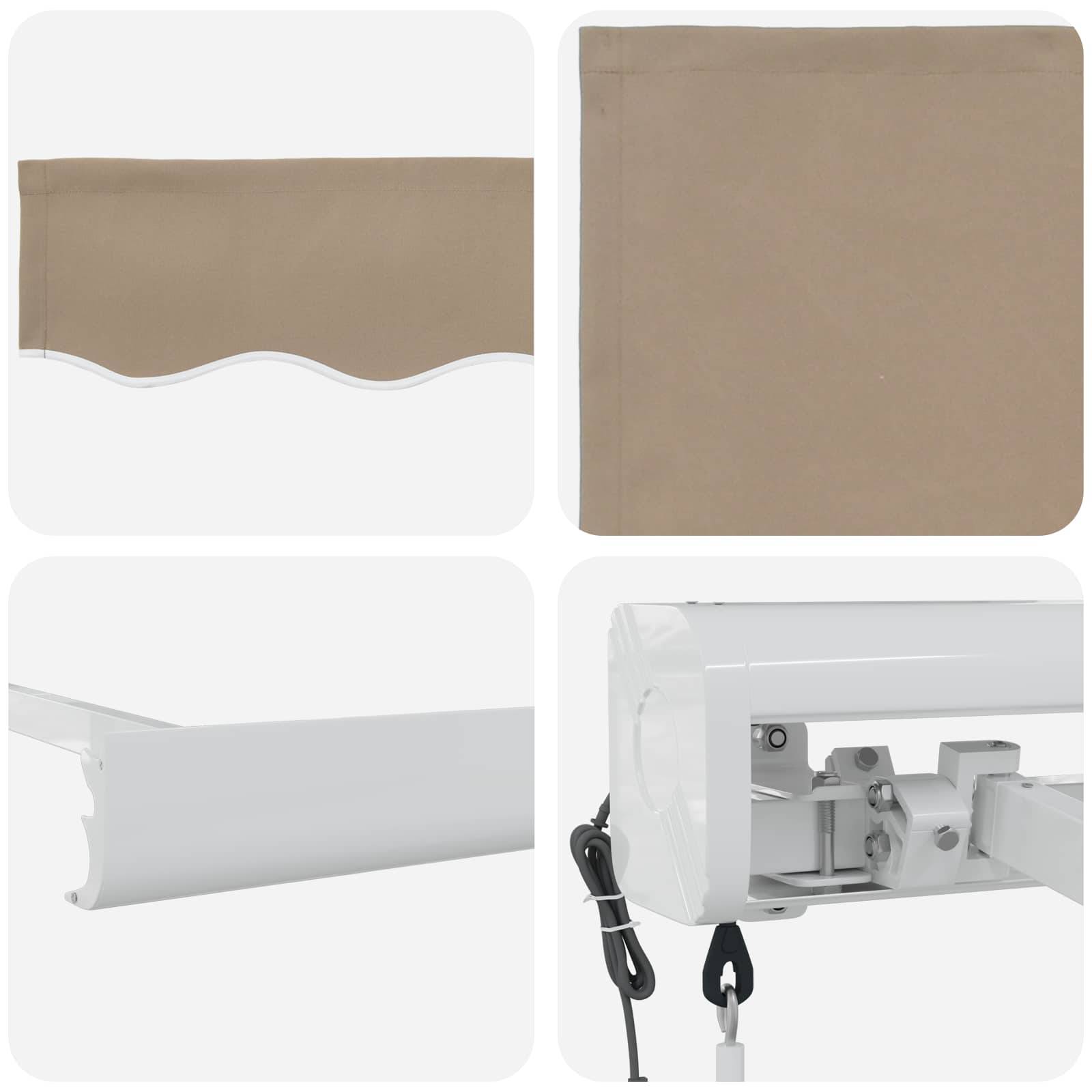 Prolenta Premium - Store banne aluminium thermolaqué beige  280 x 20 cm  - Prolenta premium p3248.6 - Image 4