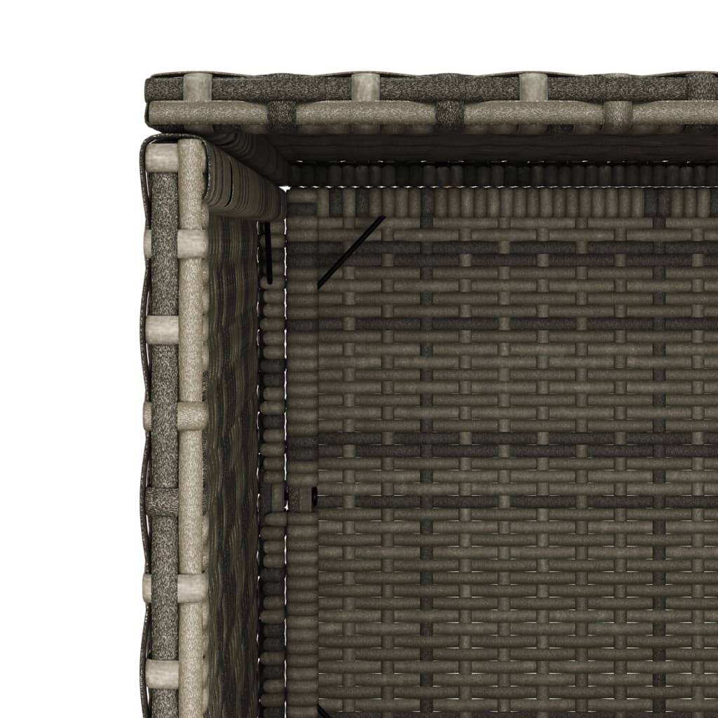 Vidaxl - Armoire de rangement de jardin gris 50x55x115 cm résine tressée vidaXL 365549 - Image 10