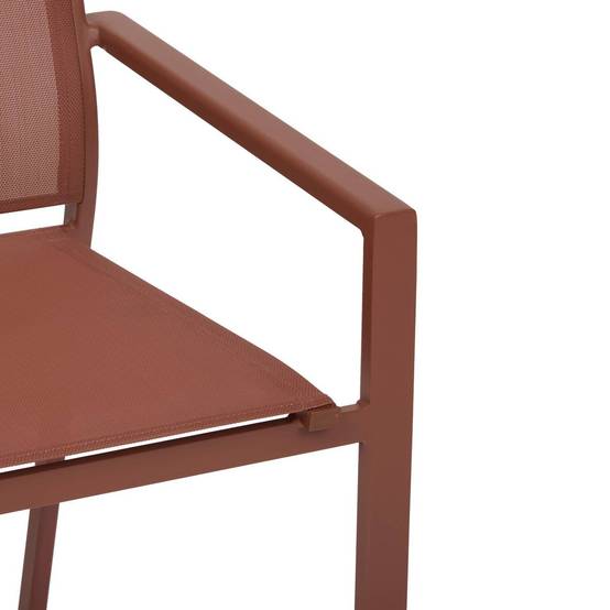 Hesperide - Fauteuil de jardin empilable Essentia acajou Hespéride - Image 5