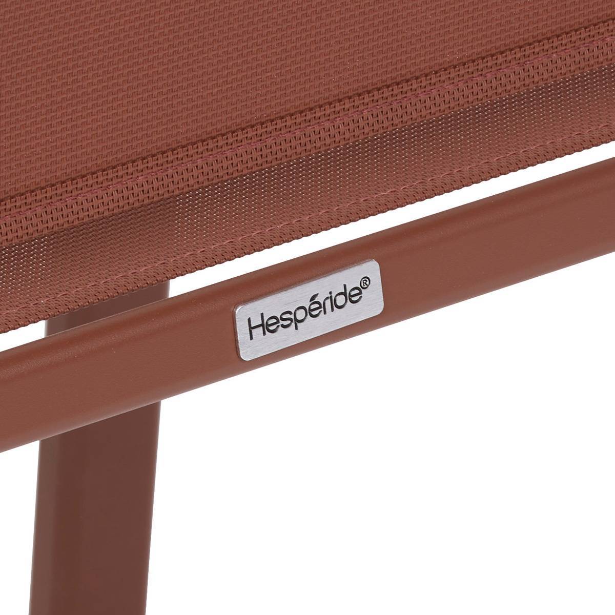Hesperide - Fauteuil de jardin empilable Essentia acajou Hespéride - Image 3
