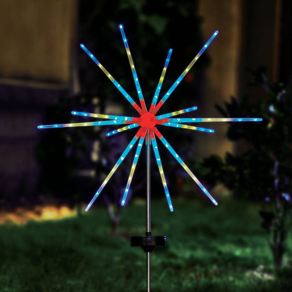 Lampe feu d'artifice solaire Unité Multicolore - Image 2