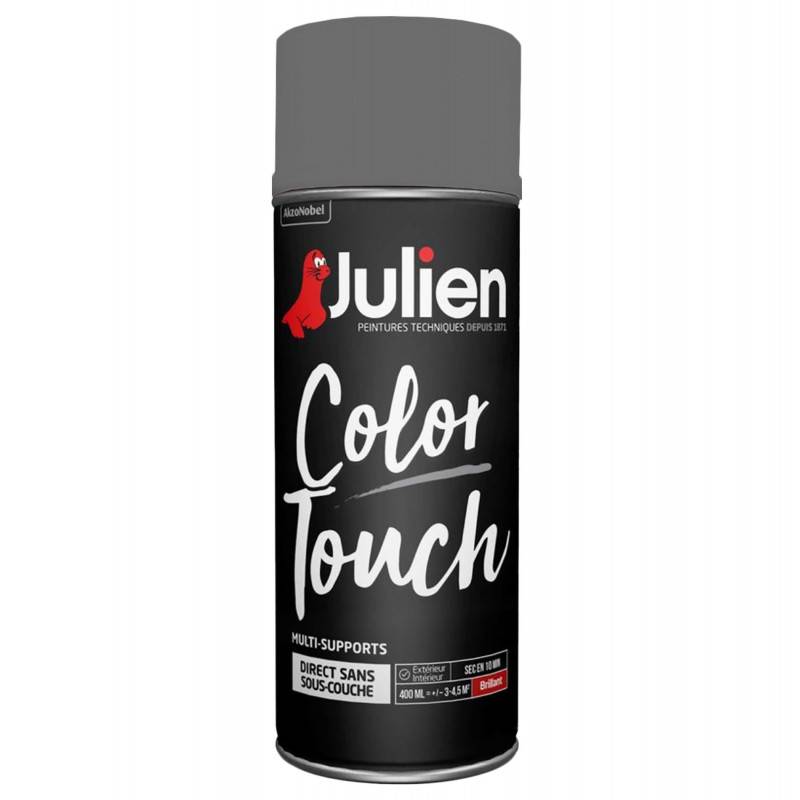 Julien - Peinture aérosol Color Touch 400 ml JULIEN - Couleur: Taupe satin - Image 2