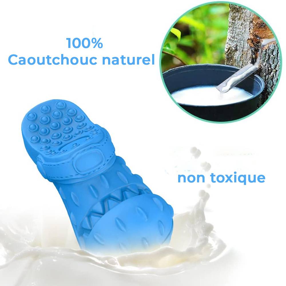 Petsation - Jouet rouge en latex à mâcher robuste et résistant pour moyens et grands chiens - Petsation - Image 3