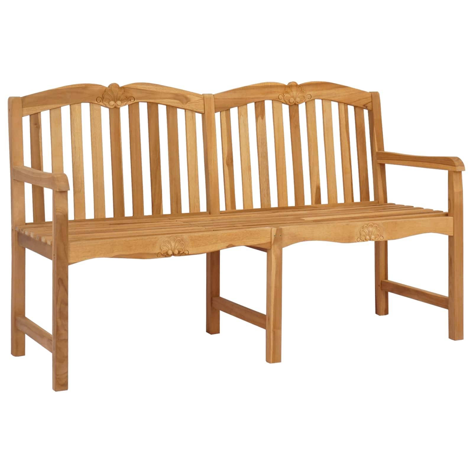 PANGIVO - Banc de jardin bois de teck naturel 155 x 60 x 94 cm - PANGIVO - Image 3