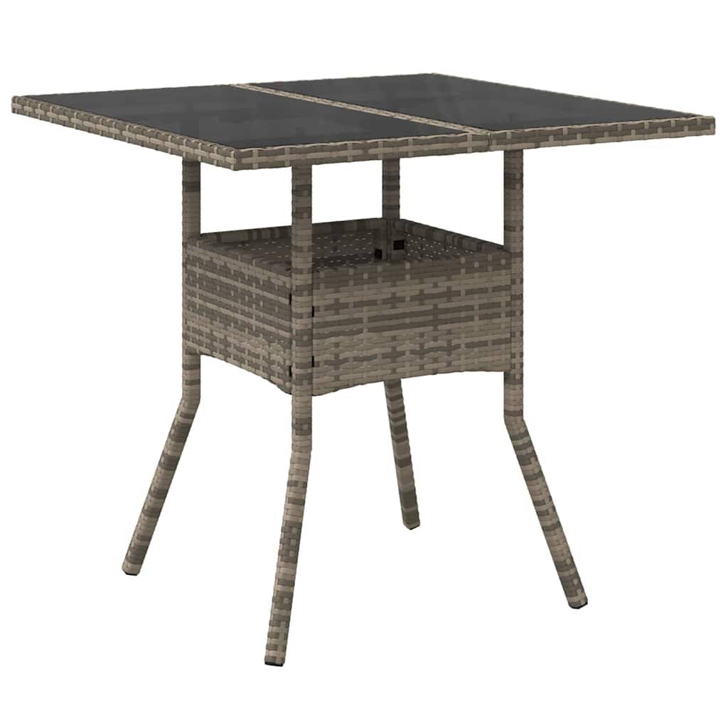 Ensemble de salle à manger pour jardin 5 pcs | Mobilier d'extérieur Gris polyrotin Maison Chic - Image 5