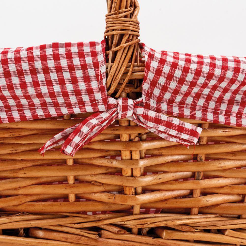 Aubry Gaspard - Panier rectangulaire en osier fendu "Campagne Chic" - Image 2