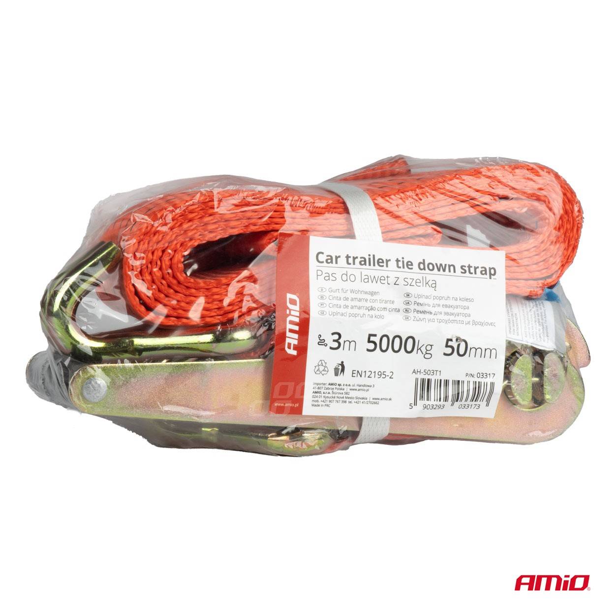 Sangle Attache Avec Tendeur Et Entretoise 5t 5000kg 50mm 3m - Image 7