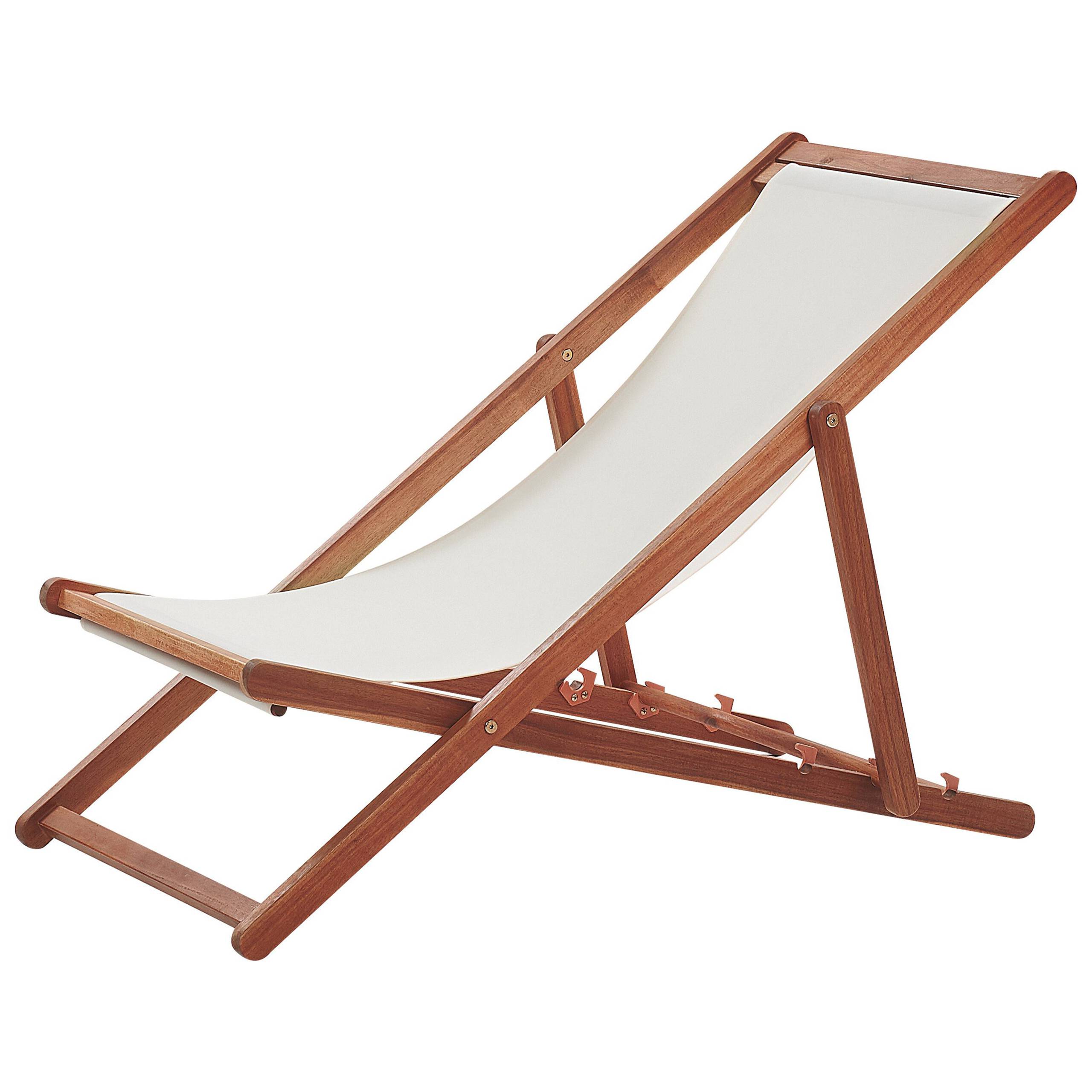 Beliani - Chaise longue Tissu Marron foncé ANZIO - 54x101x84- Beliani - Image 5