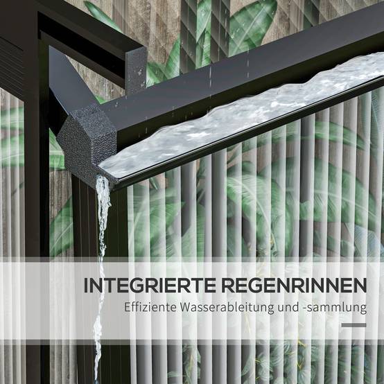 Serre polycarbonate aluminium pour jardin potager porte coulissante 192x131x203cm noir - ComfortXL Outdoor Living - Image 10