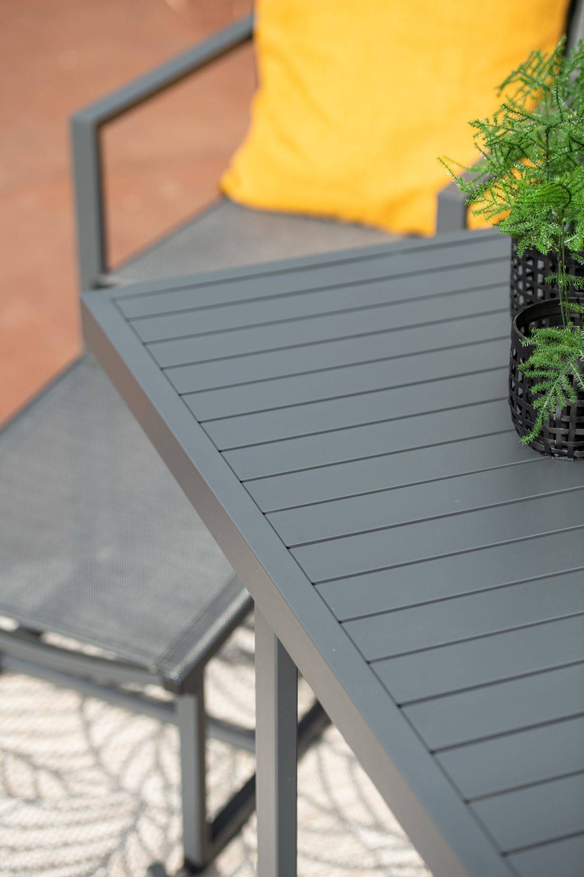 Garden Impressions - Ensemble de balcon Alabama - gris foncé alu - Image 5