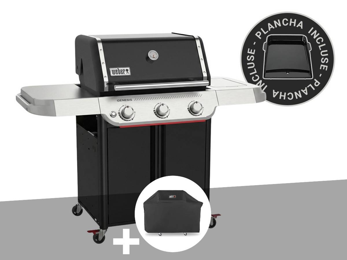 Weber - Barbecue à gaz Genesis E-315W Plancha + Housse - Weber - Image 1