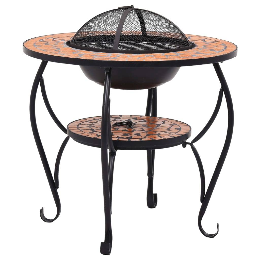 Maison Chic - Table de jardin - Table de foyer mosaïque Terre cuite 68 cm Céramique HL941 - Image 1