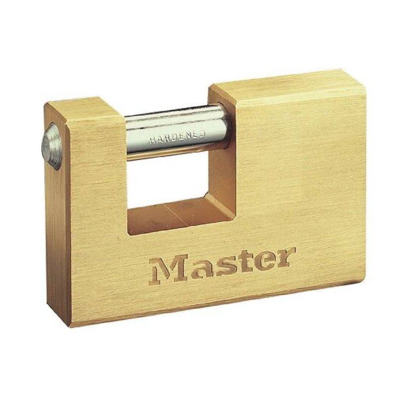 Cadenas à clé laiton massif MASTER LOCK 76mm anse d.11xh.14mm 5 goupilles Master lock - Image 1