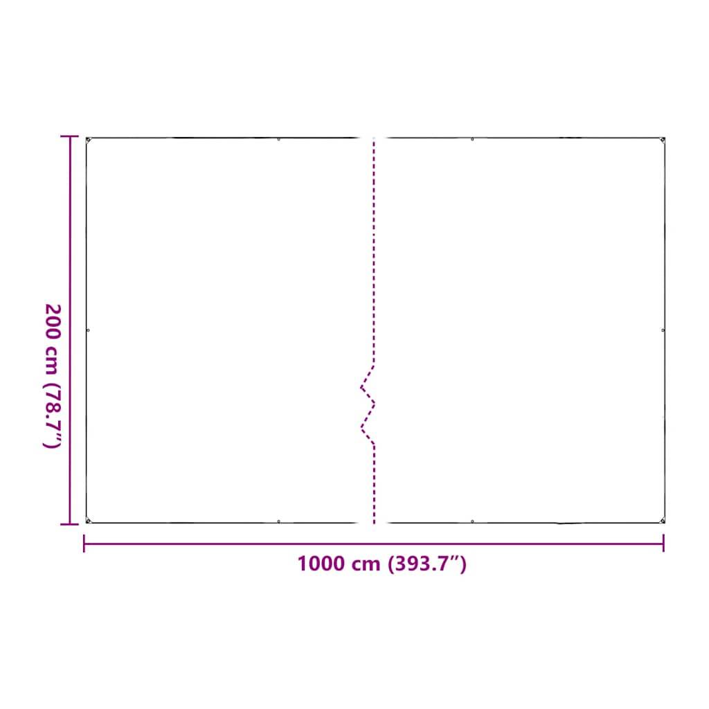 Vidaxl - Housse de protection plantes avec œillets 2x10 m polyéthylène vidaXL 3308689 - Image 3