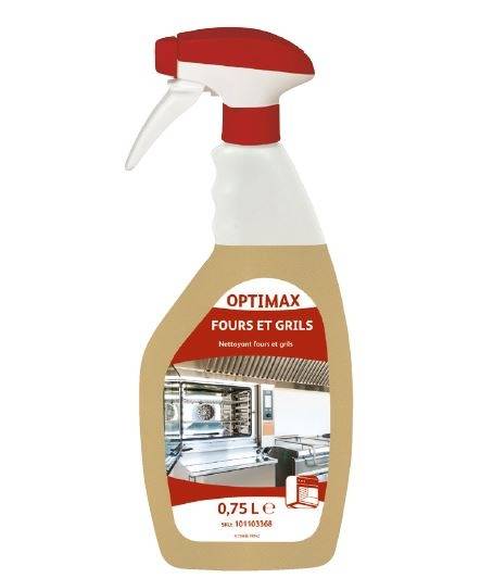Optimax Nettoyant Fours et grill - Lot de 3 Colis de 6 Flacons de 750ml - Diversey