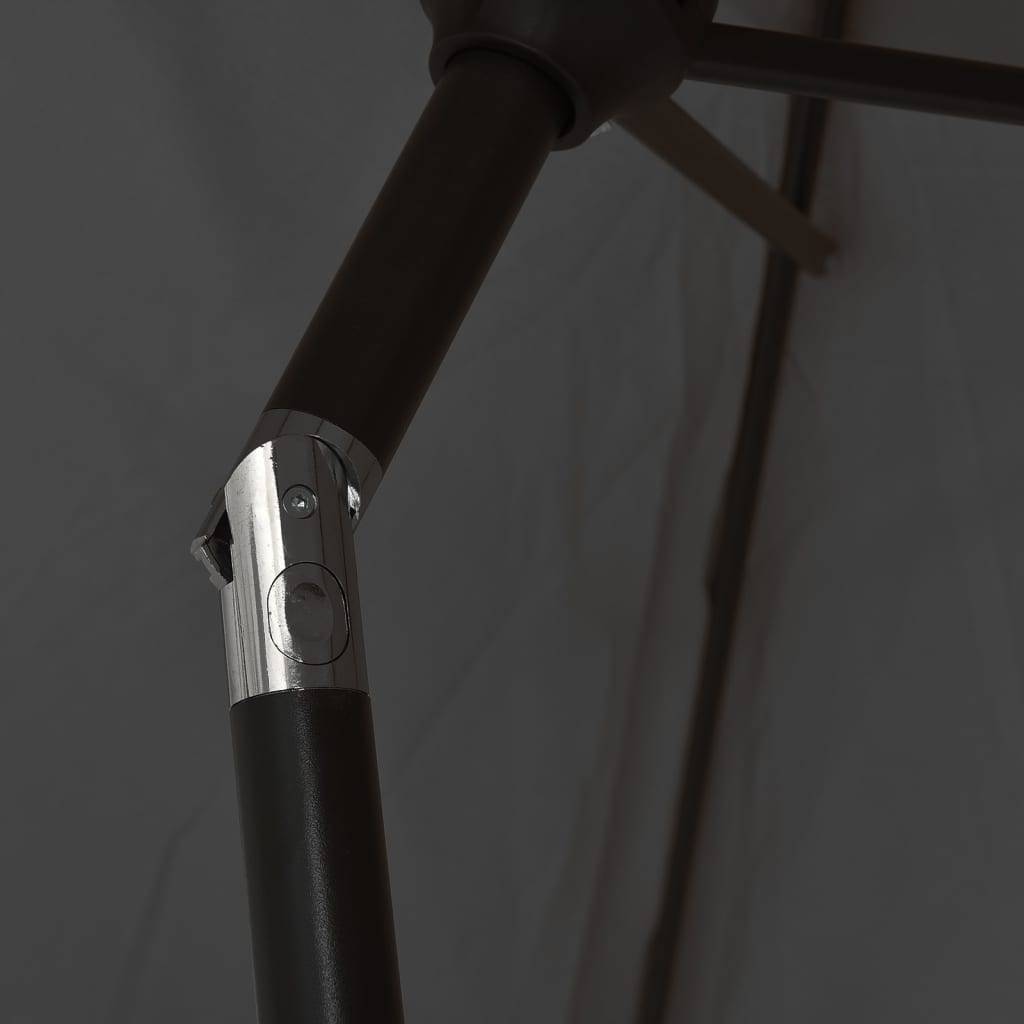 Parasol - parasol de jardin - parasol d'extérieur Anthracite 200x224 cm Aluminium - MEUBLE PRO - Image 6