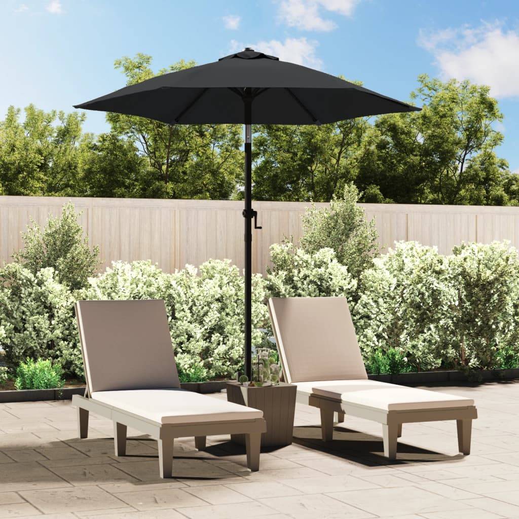 Parasol - parasol de jardin - parasol d'extérieur Anthracite 200x224 cm Aluminium - MEUBLE PRO - Image 2