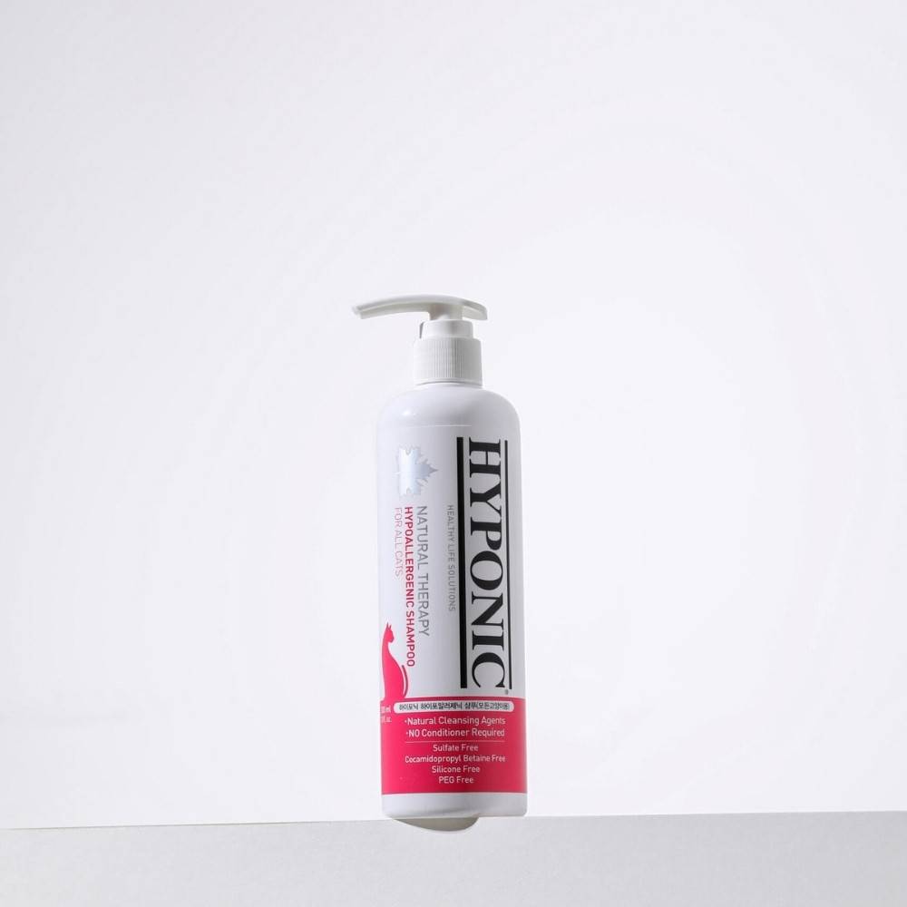 Shampoing naturel et hypoallergénique pour chats 300 ml HYPONIC - Image 2