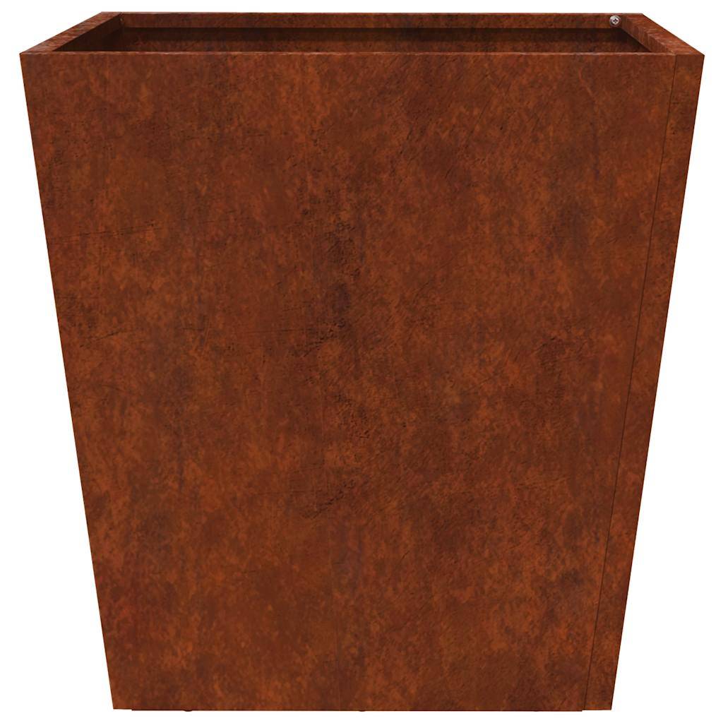 Jardinières lot de 2 acier marron 40 x 40 x 40 cm - PANGIVO - Image 8