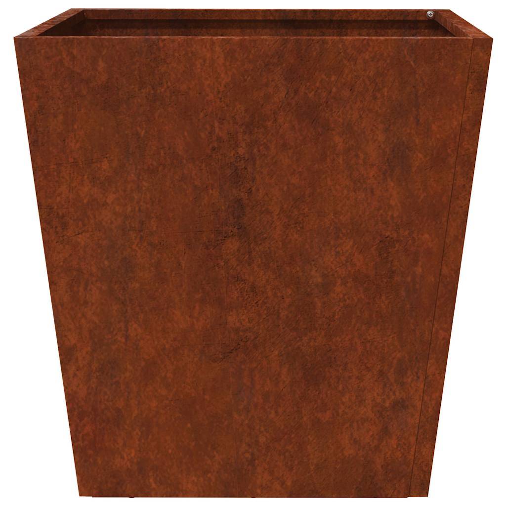 Jardinières lot de 2 acier marron 40 x 40 x 40 cm - PANGIVO - Image 6