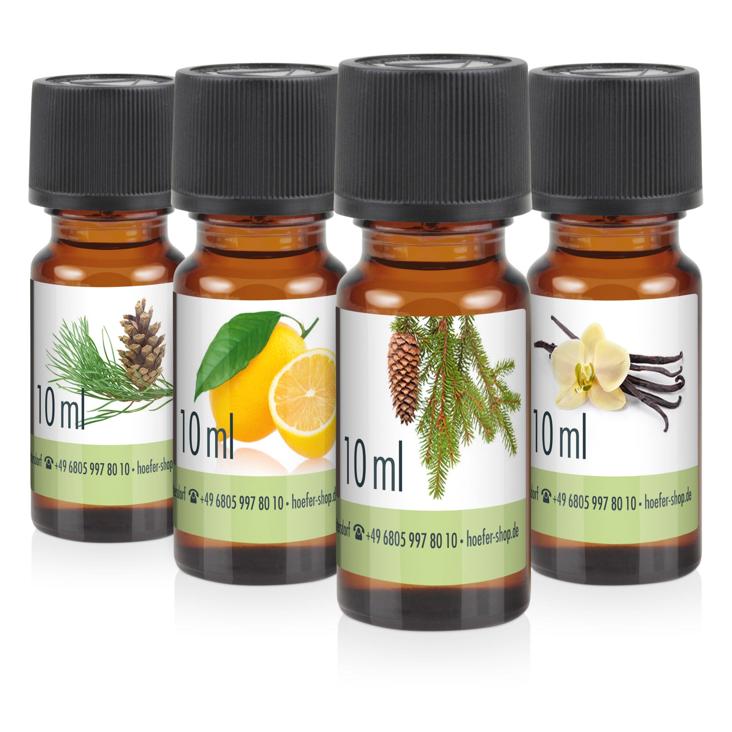 Huiles parfumées 4 x 10 ml - Set 2 x 1