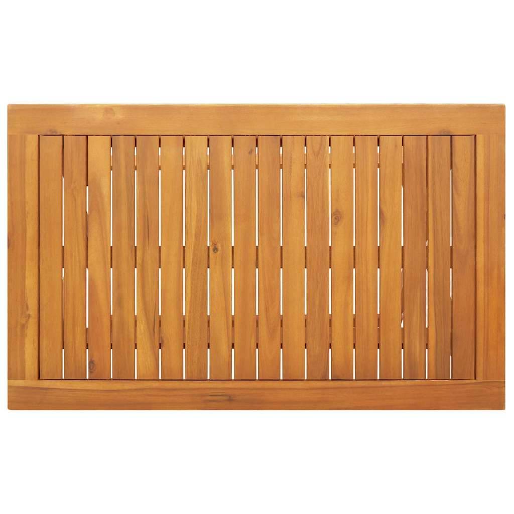 Vidaxl - Ensemble bistrot 5 pcs Huile Naturelle Bois d'Acacia Massif vidaXL 4105505 - Image 9