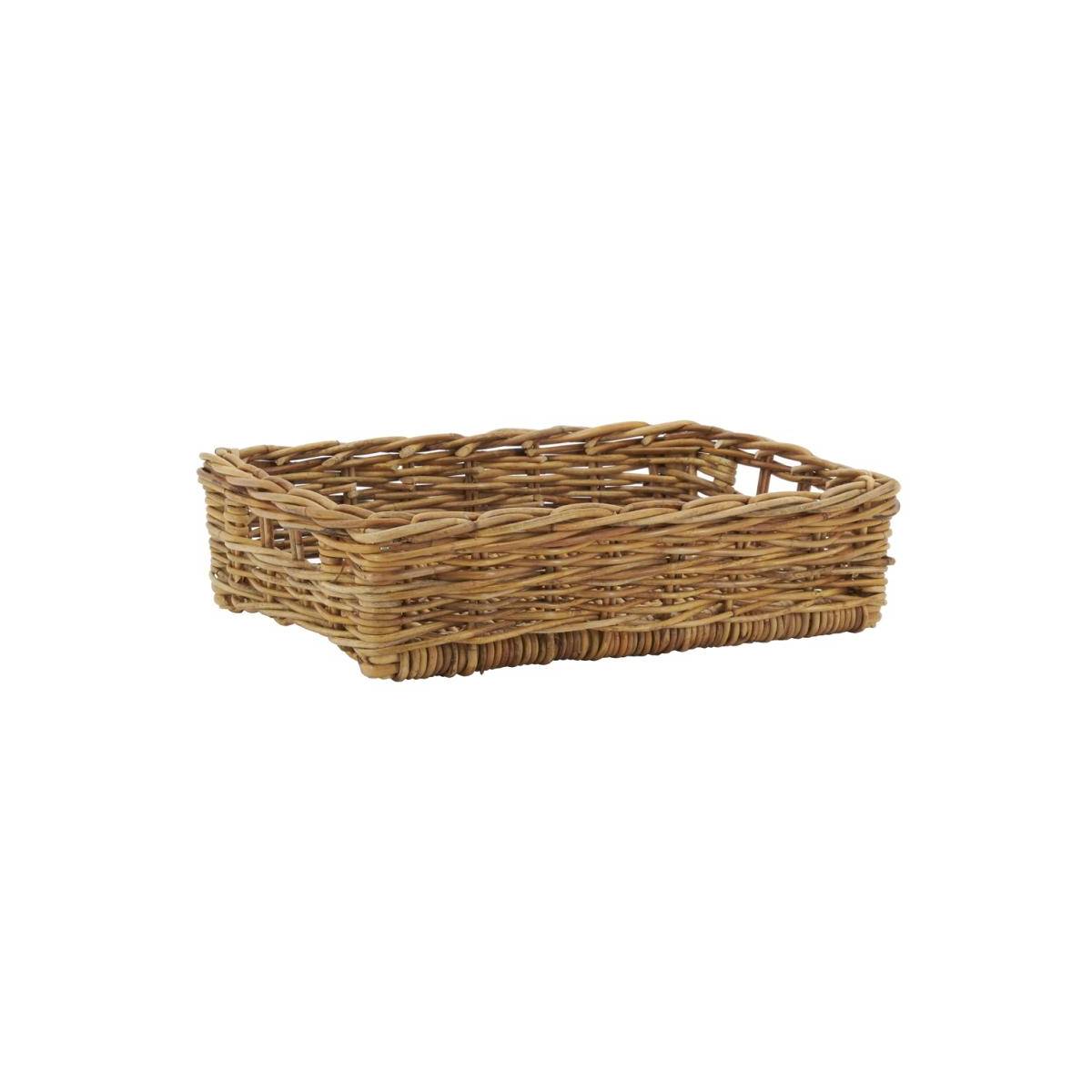 Aubry Gaspard - Manne en poelet marron 40 x 28 x 10 cm - Image 1