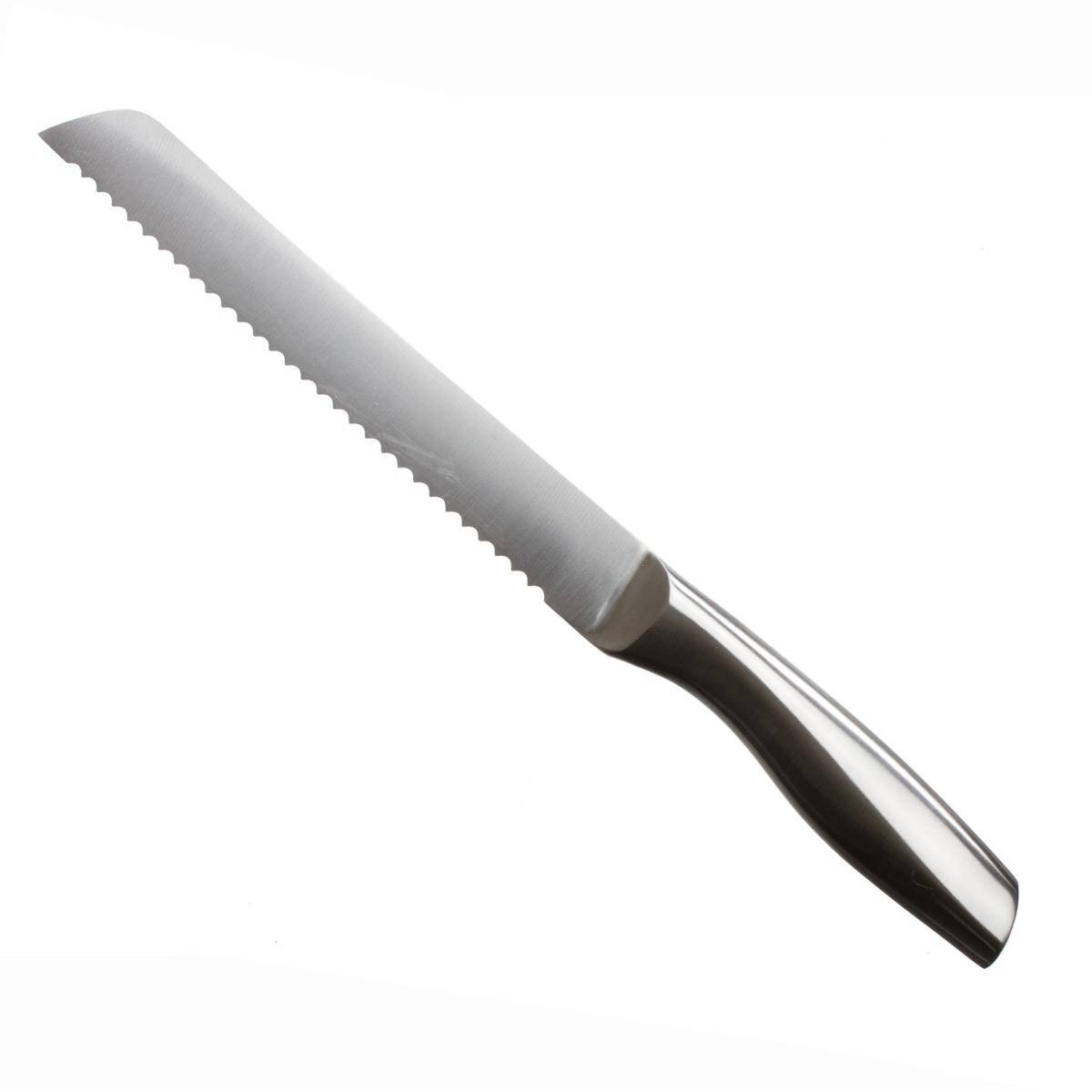 Couteau à Pain "Inox Forgé" 34cm Gris - Image 4