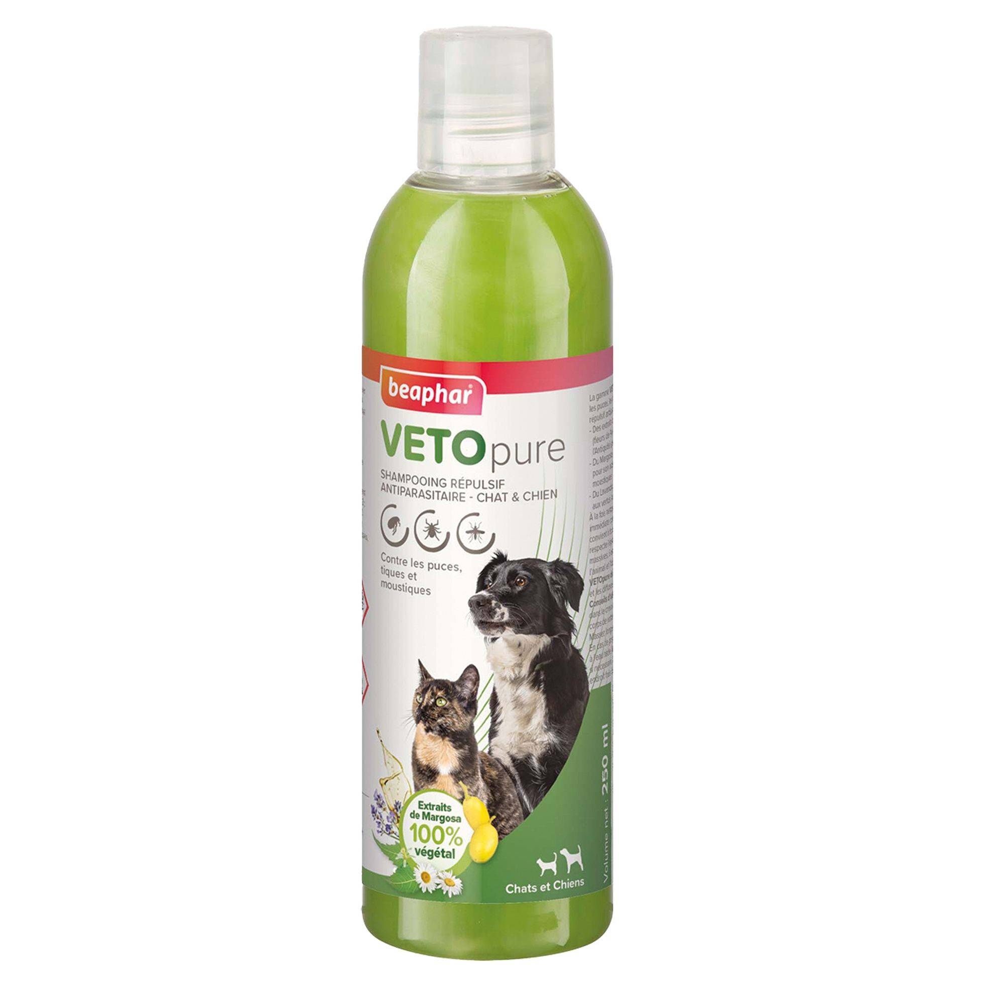 Shampooing répulsif antiparasitaire Beaphar : 250ml BEAPHAR