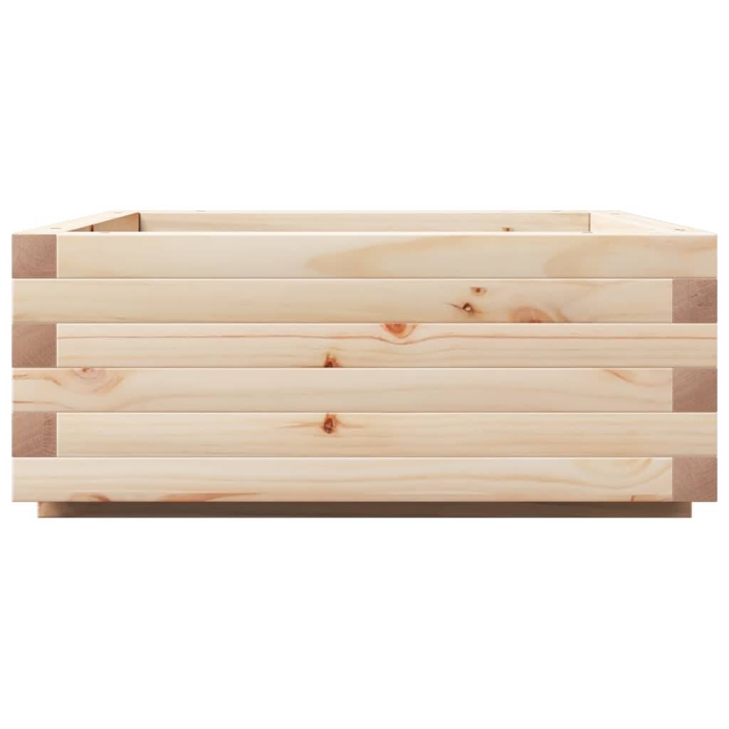 Vidaxl - Jardinière 60x60x26,5 cm bois de pin massif vidaXL 847298 - Image 7