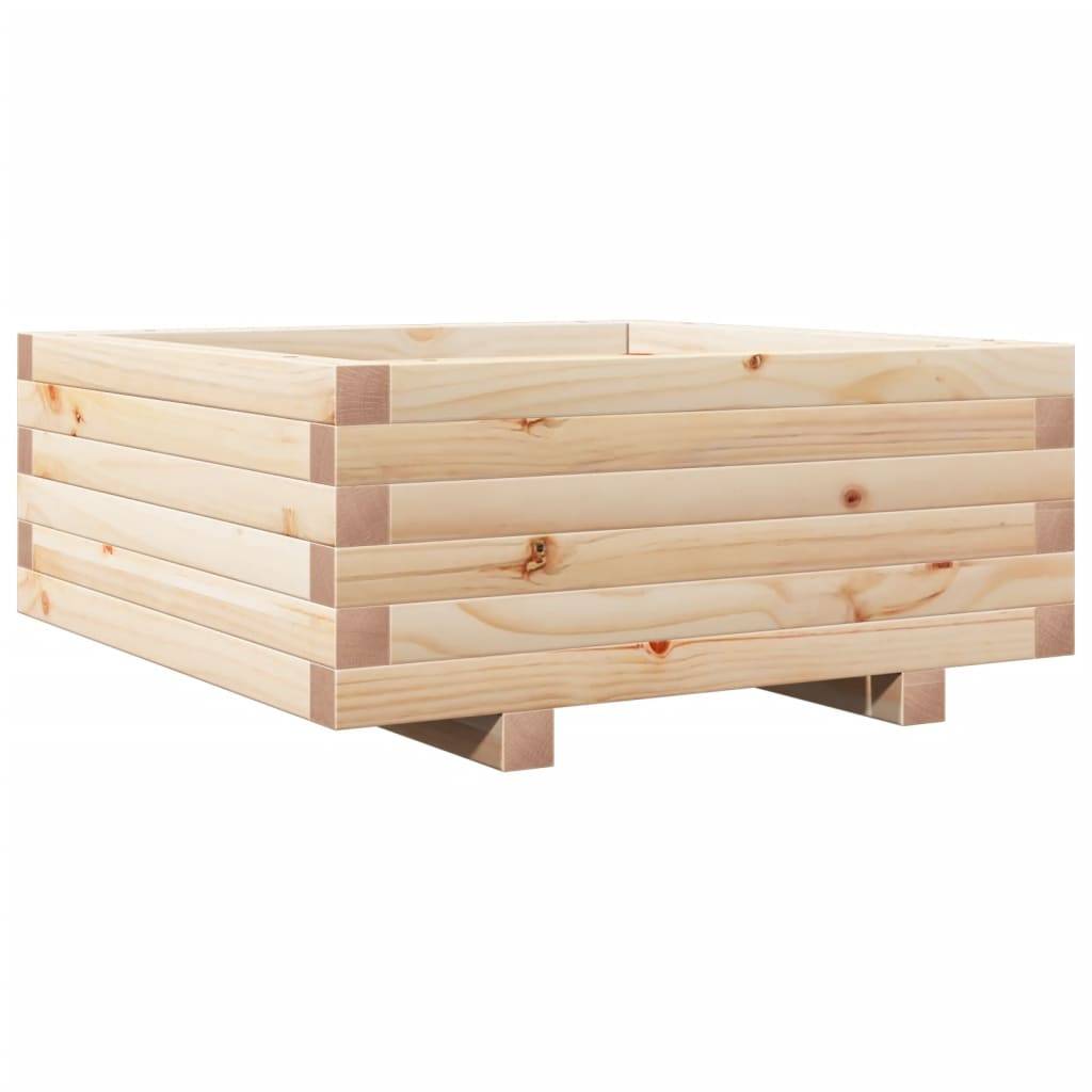 Vidaxl - Jardinière 60x60x26,5 cm bois de pin massif vidaXL 847298 - Image 8