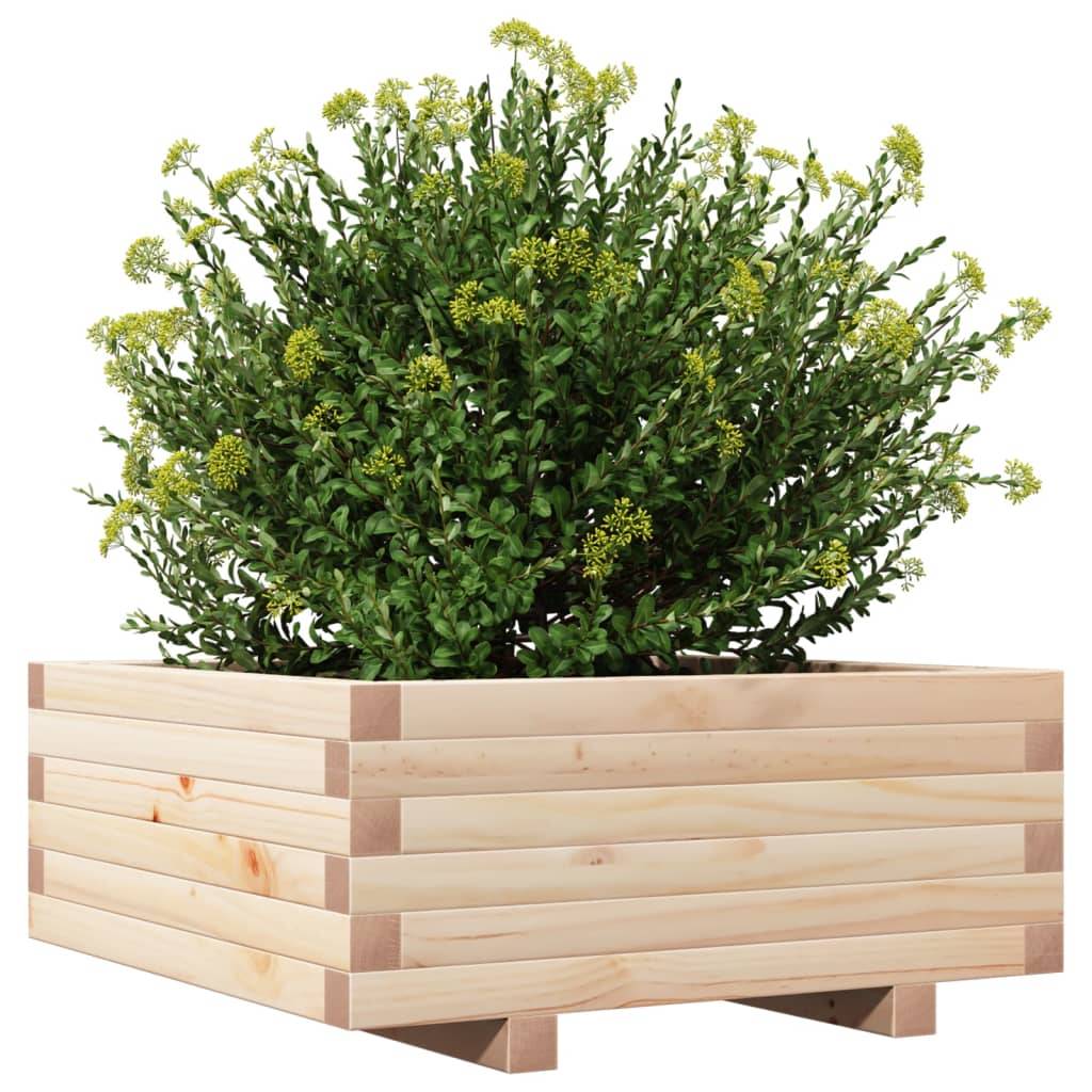 Vidaxl - Jardinière 60x60x26,5 cm bois de pin massif vidaXL 847298 - Image 5