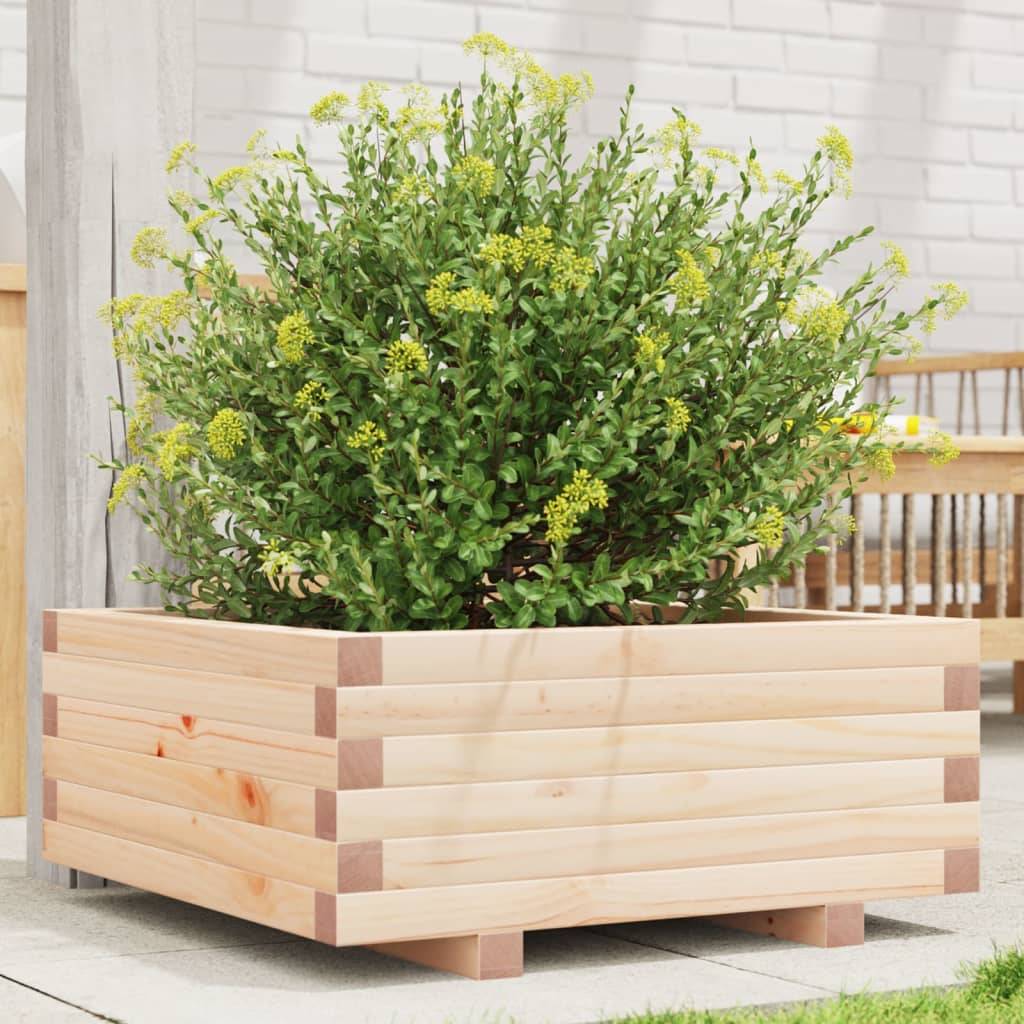 Vidaxl - Jardinière 60x60x26,5 cm bois de pin massif vidaXL 847298 - Image 1
