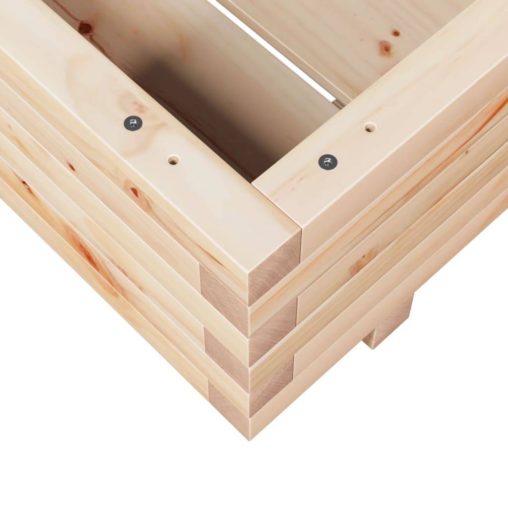 Vidaxl - Jardinière 60x60x26,5 cm bois de pin massif vidaXL 847298 - Image 4
