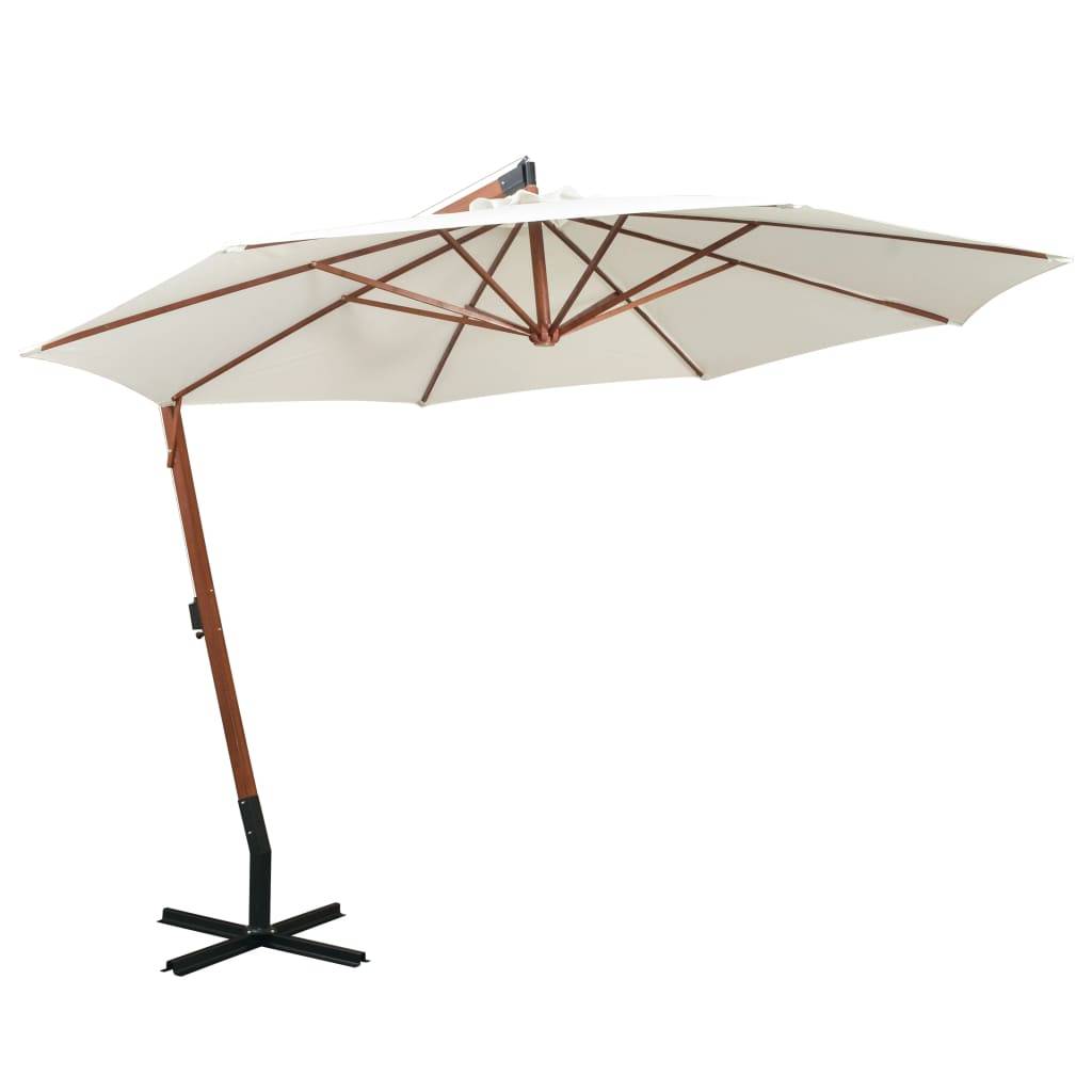 Prolenta Premium - Parasol polyester blanc 100 x 100 cm - Prolenta premium p3122.0 - Image 1